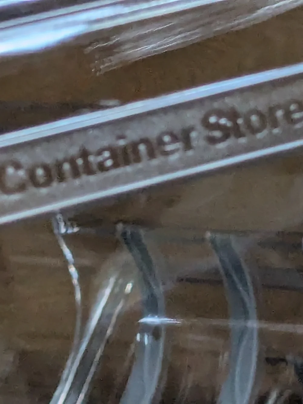 3 Piece Clear Acrylic Tumbler Organizer with Bottle Holders